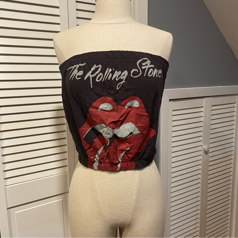 Rolling Stones Logo Hollister Tube Top